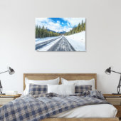 Icefields Parkway Canvas Afdruk (Insitu (Slaapkamer))