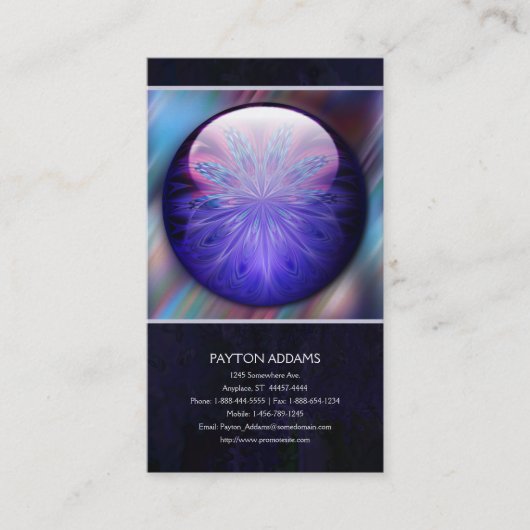 IceFire Jewel - Verticaal Visitekaartje (Voorkant)