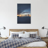 ICEHOTEL 24-inch x 36-inch omhuld canvas Afdruk (Insitu (Slaapkamer))