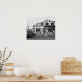 Icehouse and Roadside Store, 1937. foto Poster (Keuken)