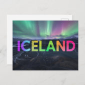 Iceland Briefkaart (Voorkant / Achterkant)