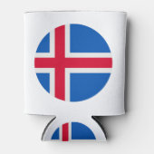 Iceland Flag Blikjeskoeler (Voorkant)