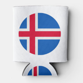Iceland Flag Blikjeskoeler