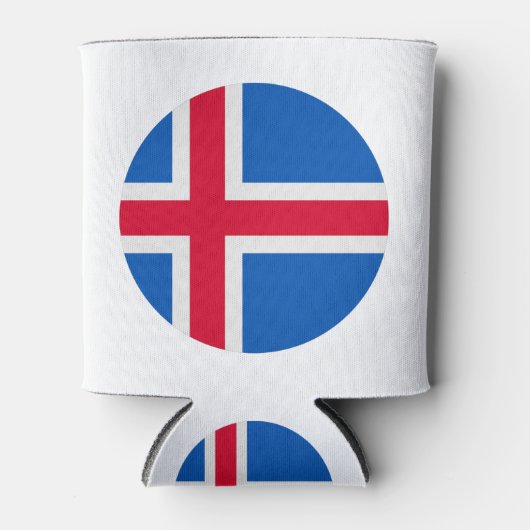 Iceland Flag Blikjeskoeler (Voorkant)