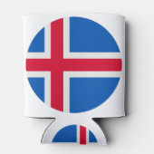 Iceland Flag Blikjeskoeler (Achterkant)