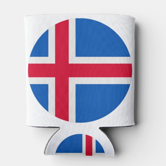 Iceland Flag Blikjeskoeler (Achterkant)