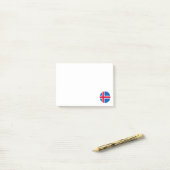 Iceland Flag Post-it® Notes (Op bureau)