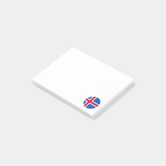 Iceland Flag Post-it® Notes (Schuin)