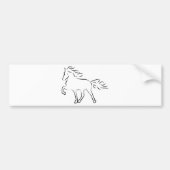 iceland horse bumpersticker (Voorkant)
