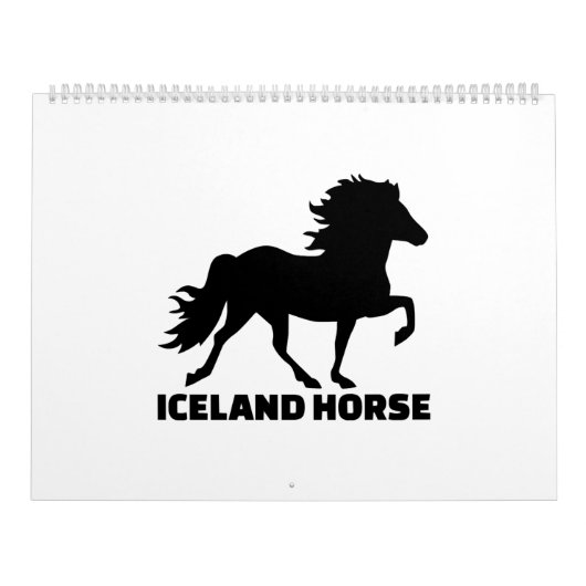 Iceland Horse Kalender (Hoes)