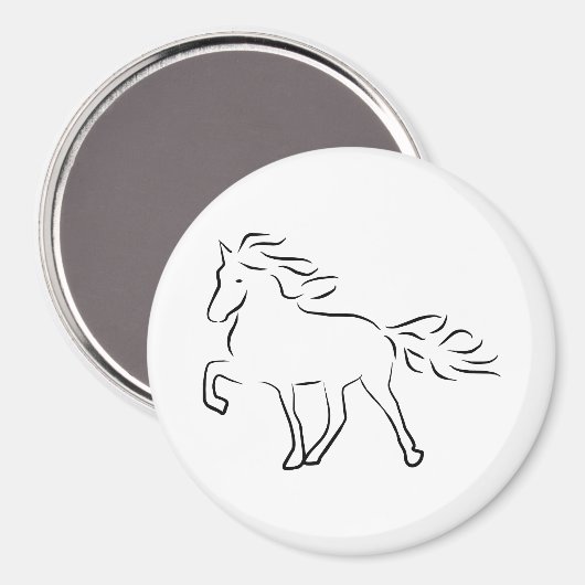 iceland horse magneet (Voorkant / Achterkant)