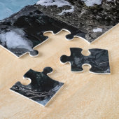 Iceland Jigsaw Puzzle - Barnafoss waterfall Legpuzzel (Zijkant)