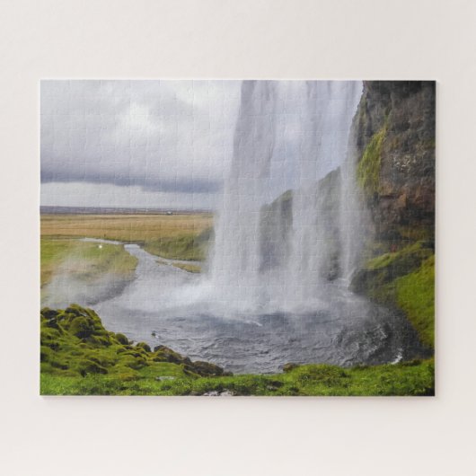 Iceland Jigsaw Puzzle - Seljalandsfoss Waterfall Legpuzzel (Horizontaal)