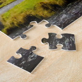 Iceland Jigsaw Puzzle - Skogafoss waterfall Legpuzzel (Zijkant)