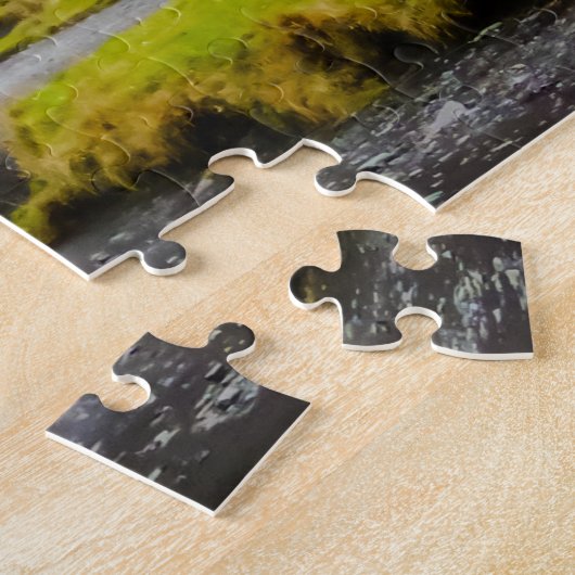Iceland Jigsaw Puzzle - Skogafoss waterfall Legpuzzel (Zijkant)