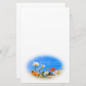 Iceland Poppy Briefpapier (Voorkant / Achterkant)