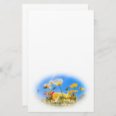 Iceland Poppy Briefpapier (Voorkant / Achterkant)