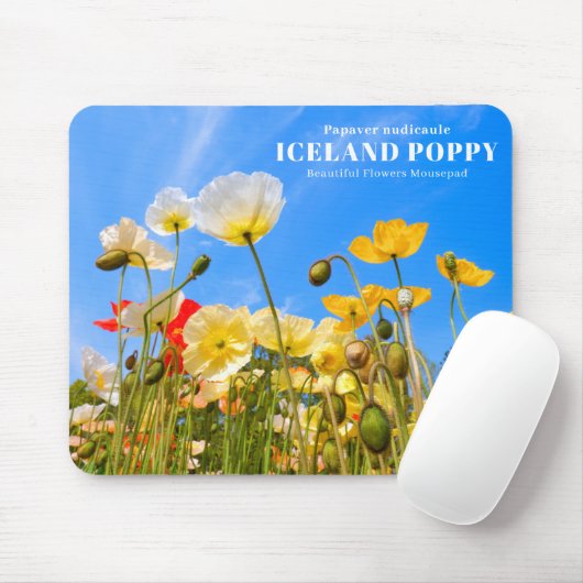 Iceland Poppy Muismat (Met muis)
