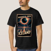 Iceland Solar Eclipse 2026 Shirt Reykjavik Group (Voorkant)