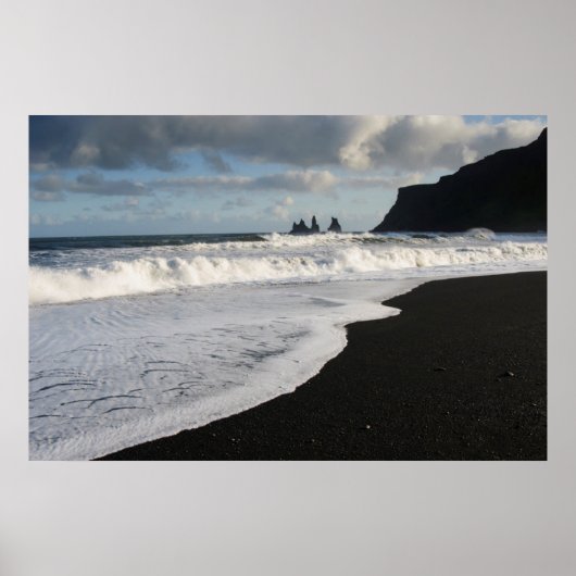 Iceland. South. Vik i Myrdal Poster (Voorkant)