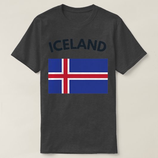 Iceland Souvenir Gift  T-shirt (Design voorkant)
