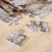 Icelandic Horse during winter on Iceland Legpuzzel (Zijkant)