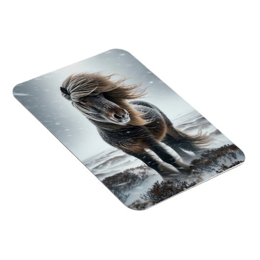 Icelandic Horse In its Element Magnet Magneet (Rechterzijde)