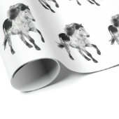 Icelandic horse in motion cadeaupapier (Rol Hoek)