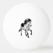 Icelandic horse in motion pingpongbal (Voorkant)