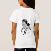 Icelandic horse in motion t-shirt (Achterkant)
