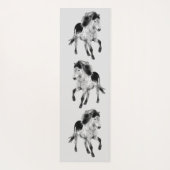 Icelandic horse in motion yogamat (Achterkant)