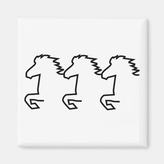 Icelandic Horse Magneet (Voorkant)