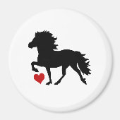 Icelandic Horse Magneet (Voorkant)