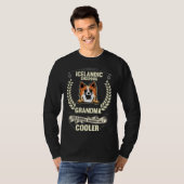 Icelandic Sheepdog Grandma Like A Normal Grandma O T-shirt (Voorkant volledig)