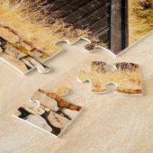 Icelandic Sod House Puzzle Legpuzzel (Zijkant)