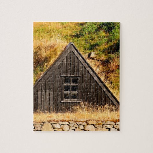 Icelandic Sod House Puzzle Legpuzzel (Verticaal)