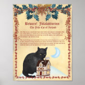 ICELANDIC YULE CAT Legend of Jólakötturinn Poster (Voorkant)