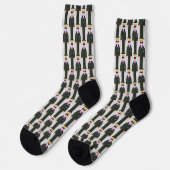 Iceman – 80s Icon Pattern Crew Socks Sokken (Links)