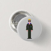 Iceman – 80s Movie Icon Button (Voorkant /achterkant)