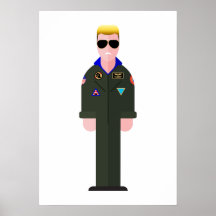 Iceman - 80s Movie Icon Poster