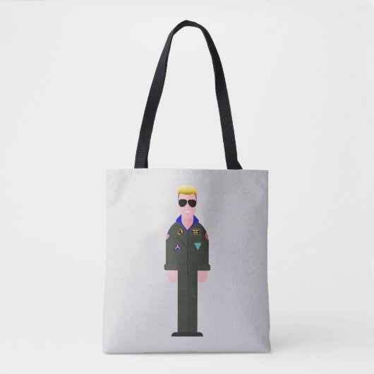 Iceman - 80s Movie Icon Tote Bag (Voorkant)
