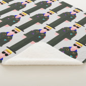 Iceman – Patterned Sherpa Blanket Sherpa Deken (3/4)