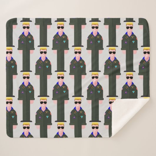 Iceman – Patterned Sherpa Blanket Sherpa Deken (Voorkant (horizontaal))