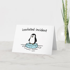 Iceolated Incident - Funny Christmas Card Feestdagen Kaart