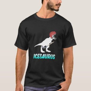 Icesaurus Ice Hockey Player Expert Coach Sport Gr T-shirt