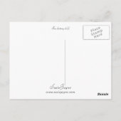 Iceskerend kind briefkaart (Achterkant)