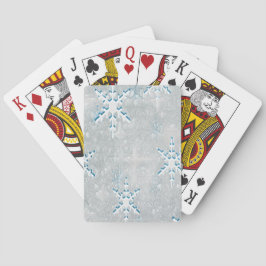 IceSnowflakes Kerstmis Pokerkaarten