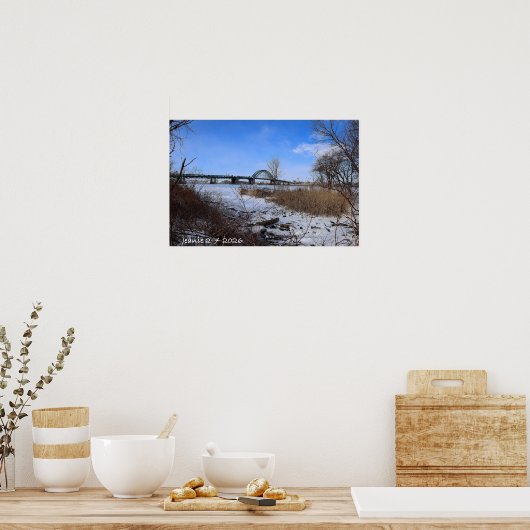 Icey Delaware Poster (Keuken)