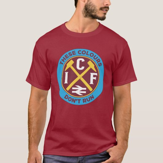 ICF Intercity Firm Engels Football Hooligan Ultra T-shirt (Voorkant)