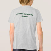Ich bin auf Dino-Mission! Tri-Blend Shirt (Achterkant)